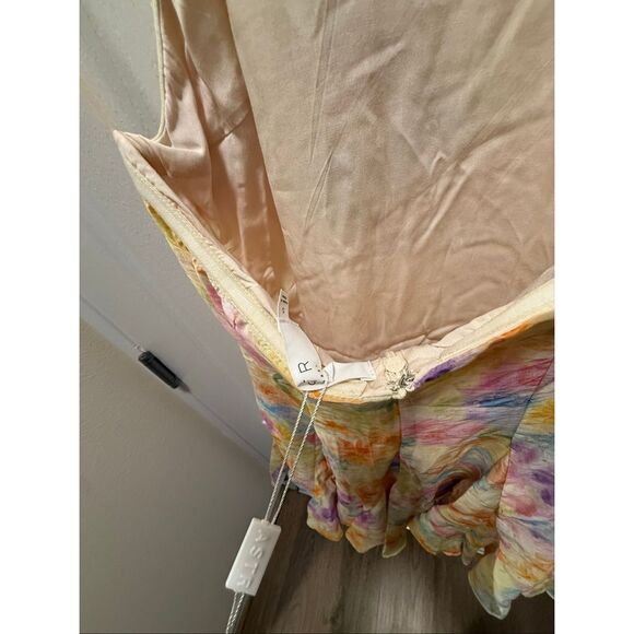 ASTR the label Sommar Floral Halter Mini Dress in Pink Floral size S NWT - Picture 7 of 7